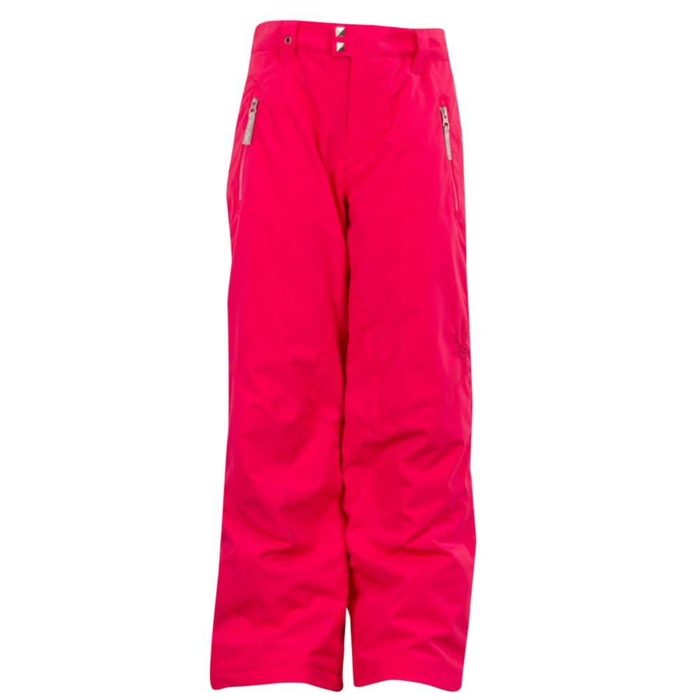 Spyder Vixen Girls Ski Pants, Diva Pink, swatch