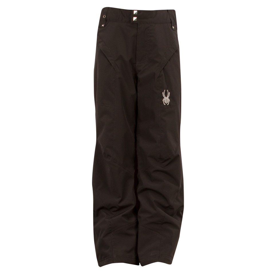 Spyder Mimi Girls Ski Pants, Black, swatch