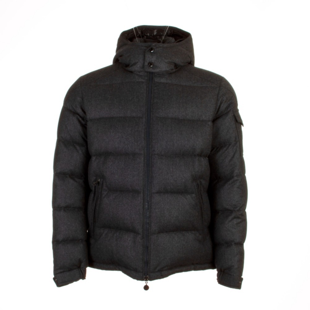 Moncler Montgenevre Mens Jacket, Charcoal, medium