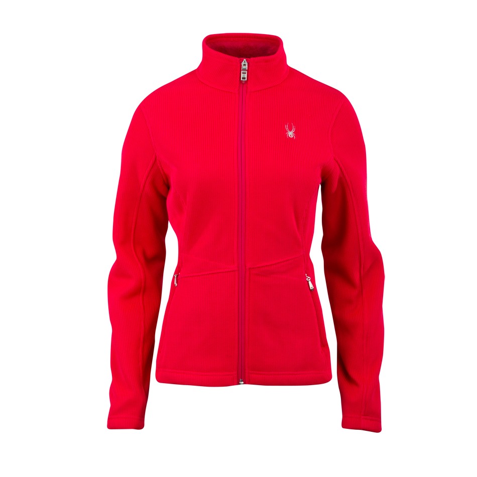 Spyder Core Endure Full Zip Womens Sweater, Sassy Pink, swatch
