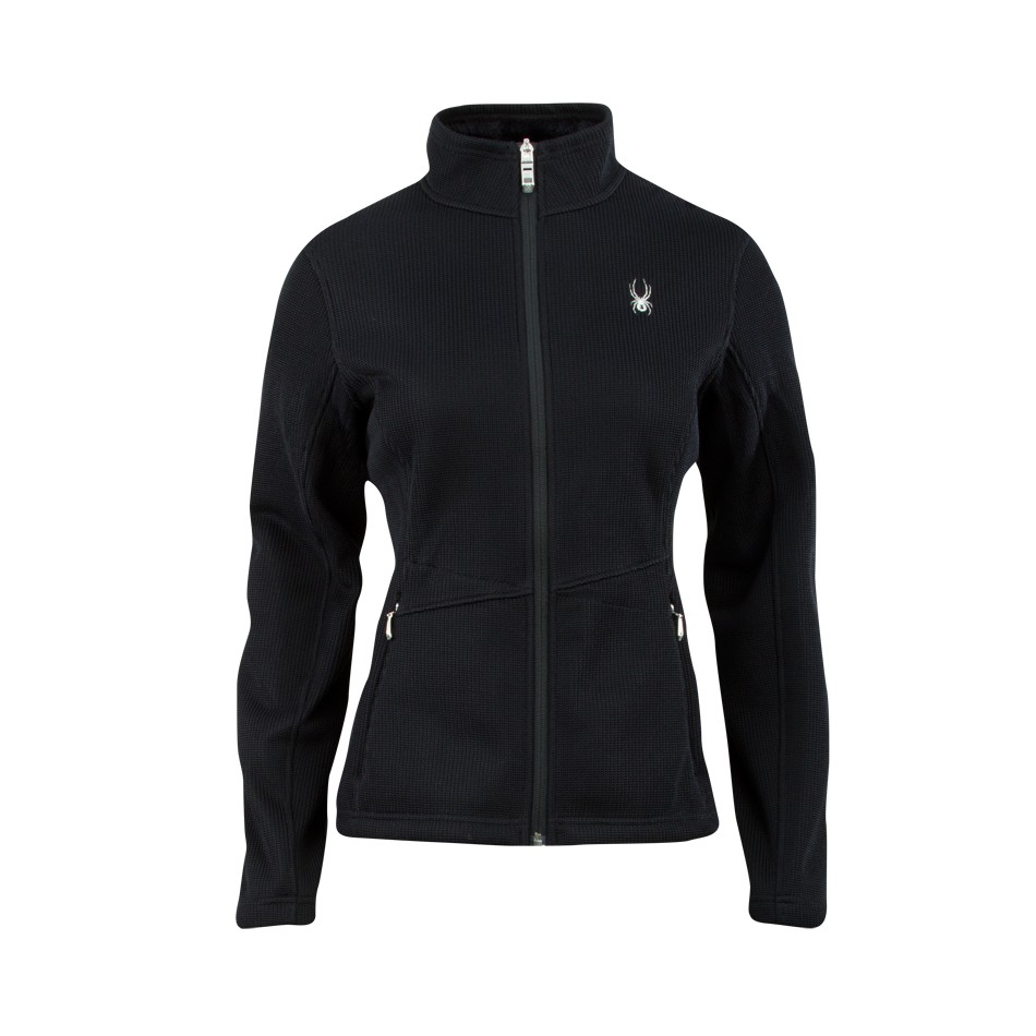 Spyder Core Endure Full Zip Womens Sweater, Black, medium