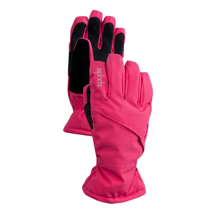 Spyder Astrid Girls Gloves, Diva Pink, swatch