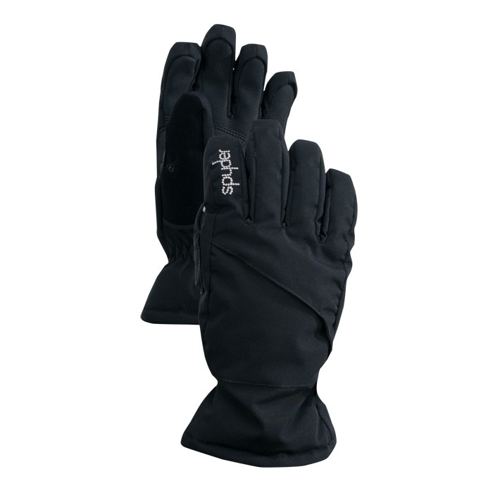Spyder Astrid Girls Gloves, Black, medium