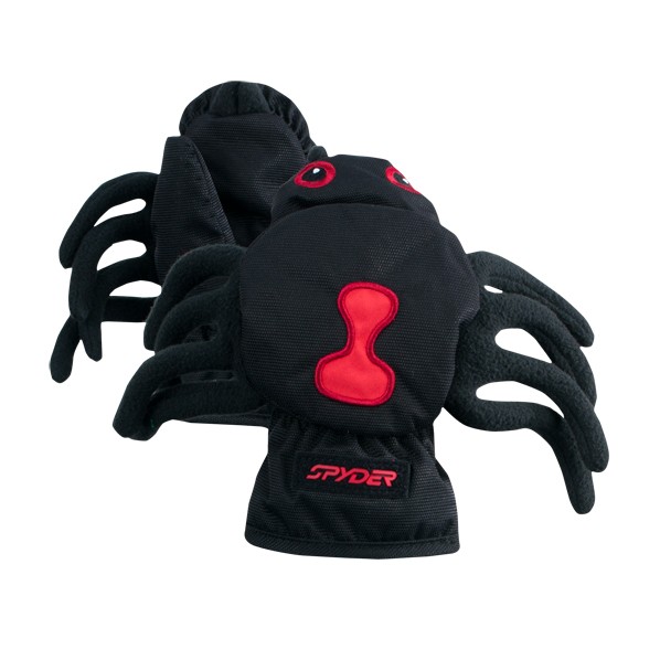 Spyder Mini Animal Toddlers Mittens, Black, medium