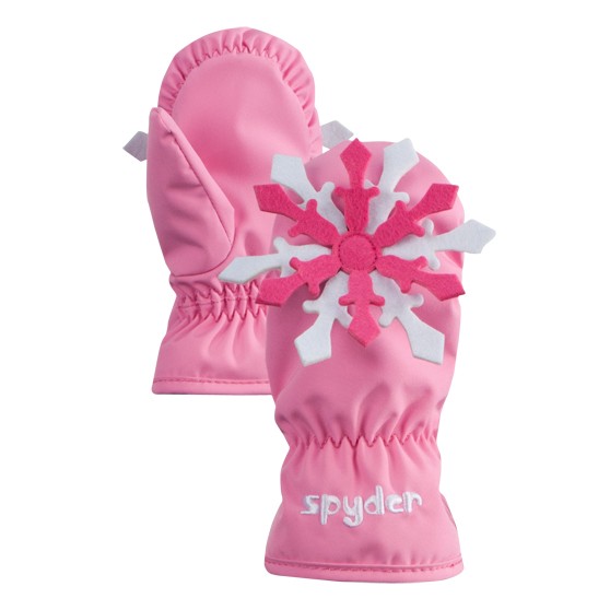 Spyder Bitsy Motif Toddlers Mittens, Sorbet, medium