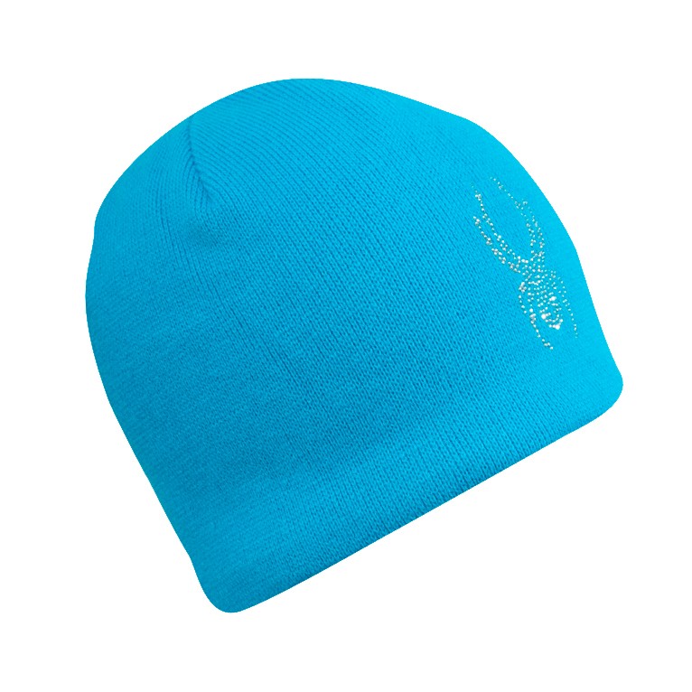 Spyder Rhinestone Kids Hat, Coast, medium