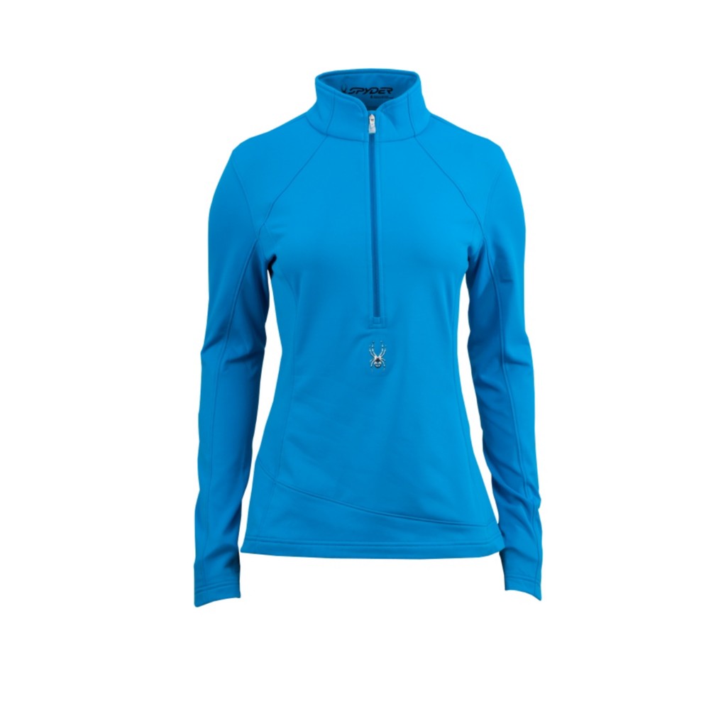 Spyder Savona Poly Stretch Womens Mid Layer, Coast, medium