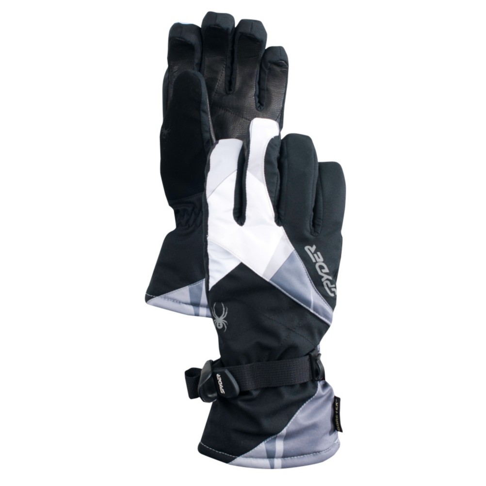 Spyder Synthesis Gore-Tex Womens Gloves, Black-White, swatch