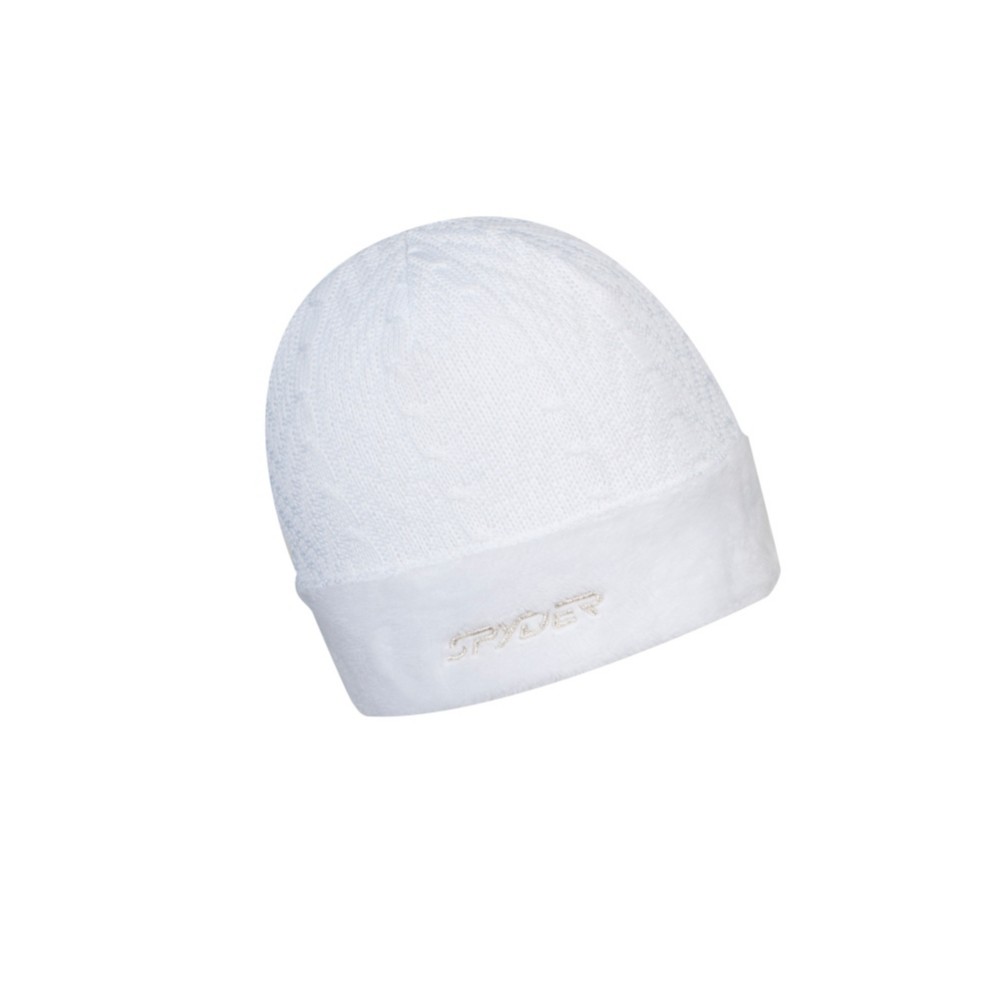 Spyder Core Sweater Womens Hat, White, swatch