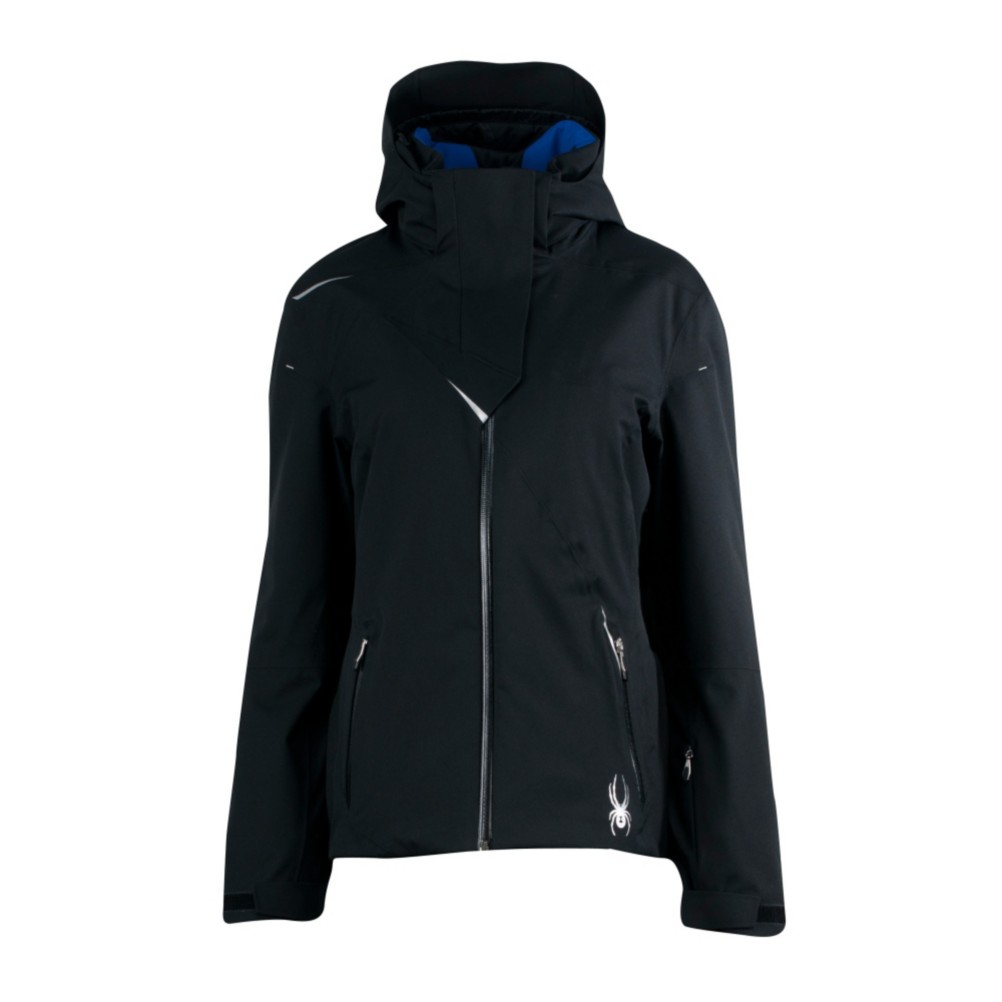 Spyder Power Athletic Fit Womens Insulated Ski Jacket, Black, swatch