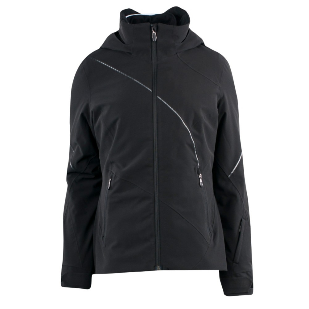 Spyder Menage A Trois Womens Insulated Ski Jacket, Black, swatch