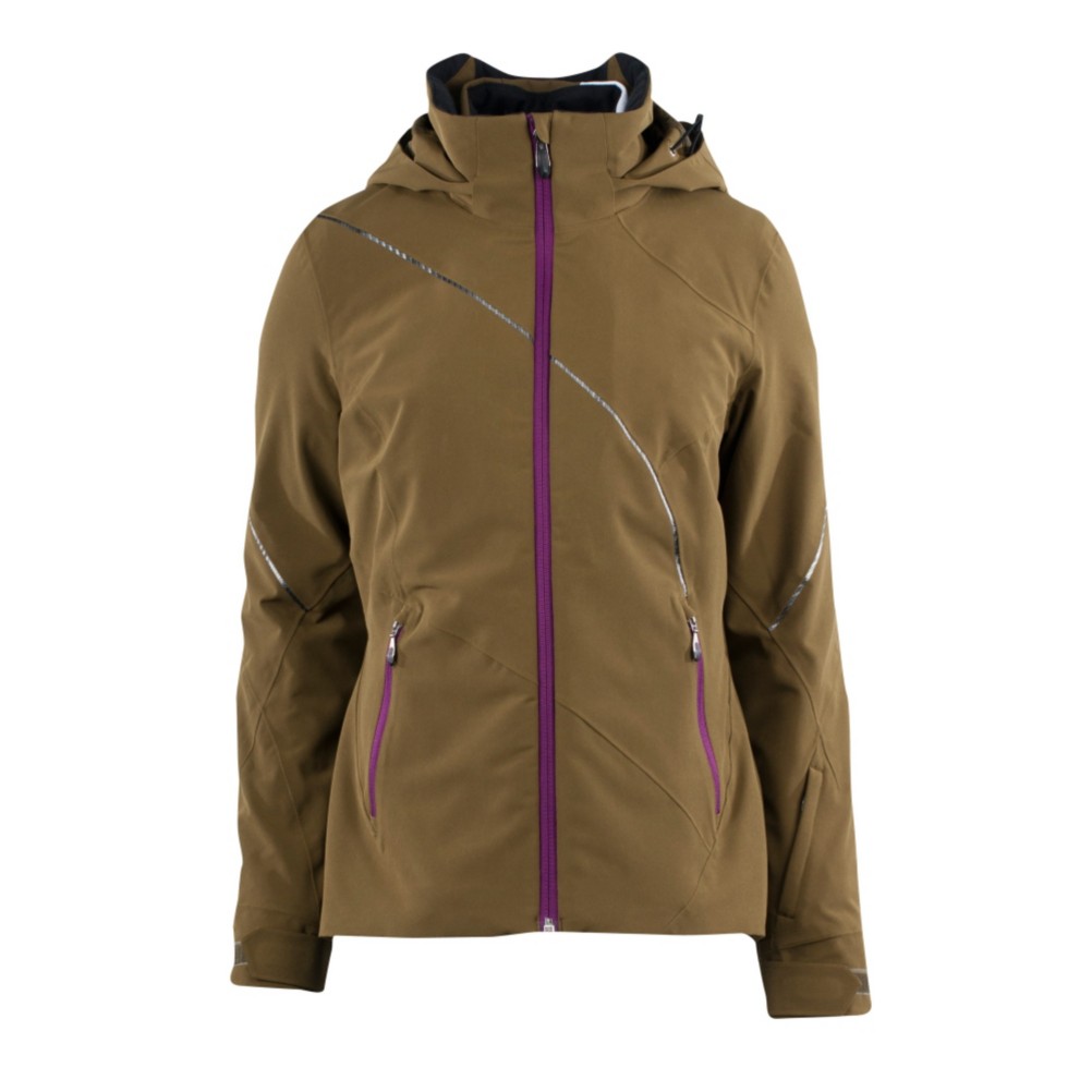 Spyder Menage A Trois Womens Insulated Ski Jacket, Sergeant-Gypsy, swatch