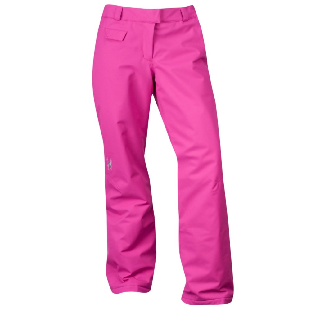 Spyder Winner Athletic Fit Womens Ski Pants, Sassy Pink, swatch