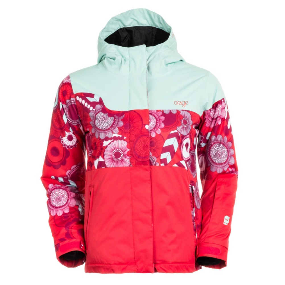 Orage Meisa Girls Ski Jacket, Light Blue-Orchid, swatch