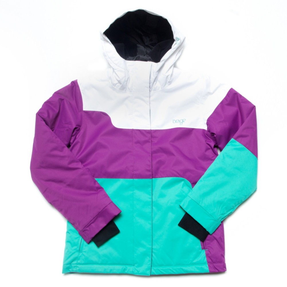 Orage Meisa Solid Girls Ski Jacket, Turquoise, swatch