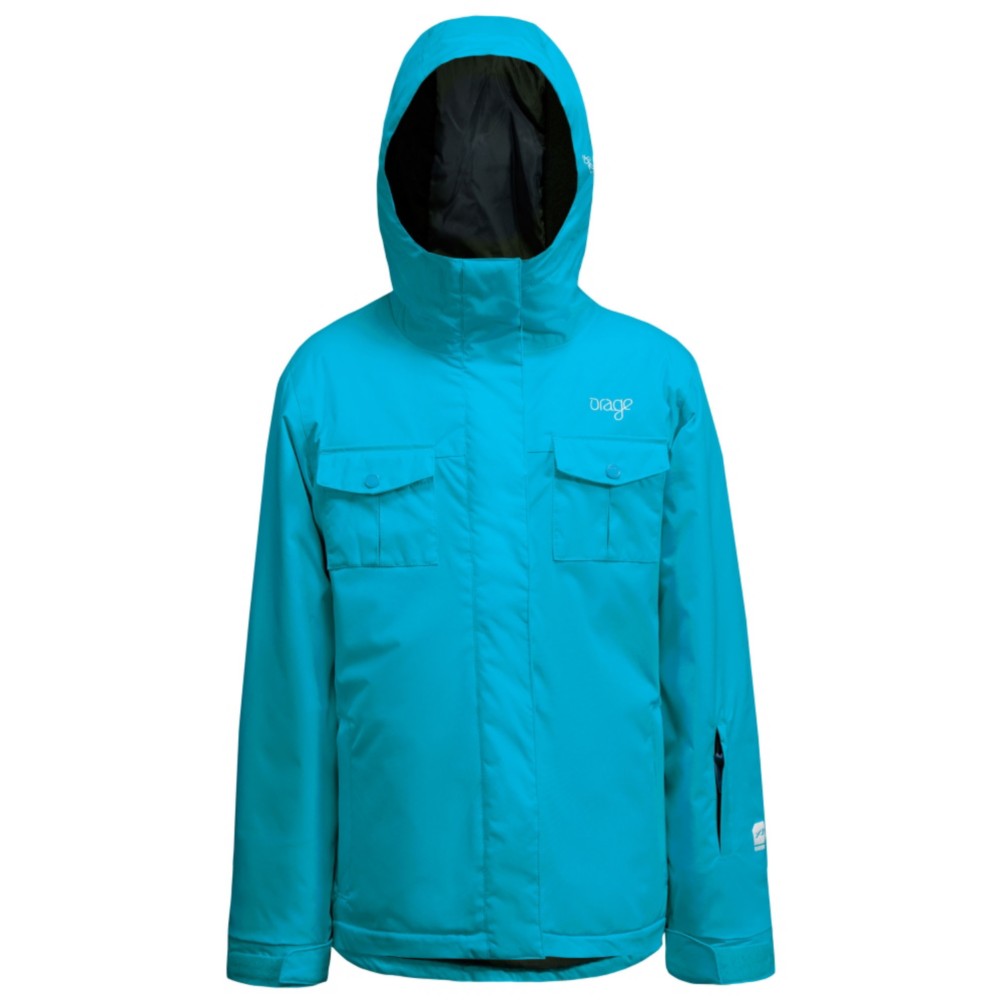 Orage Antares Girls Ski Jacket, Teal, swatch