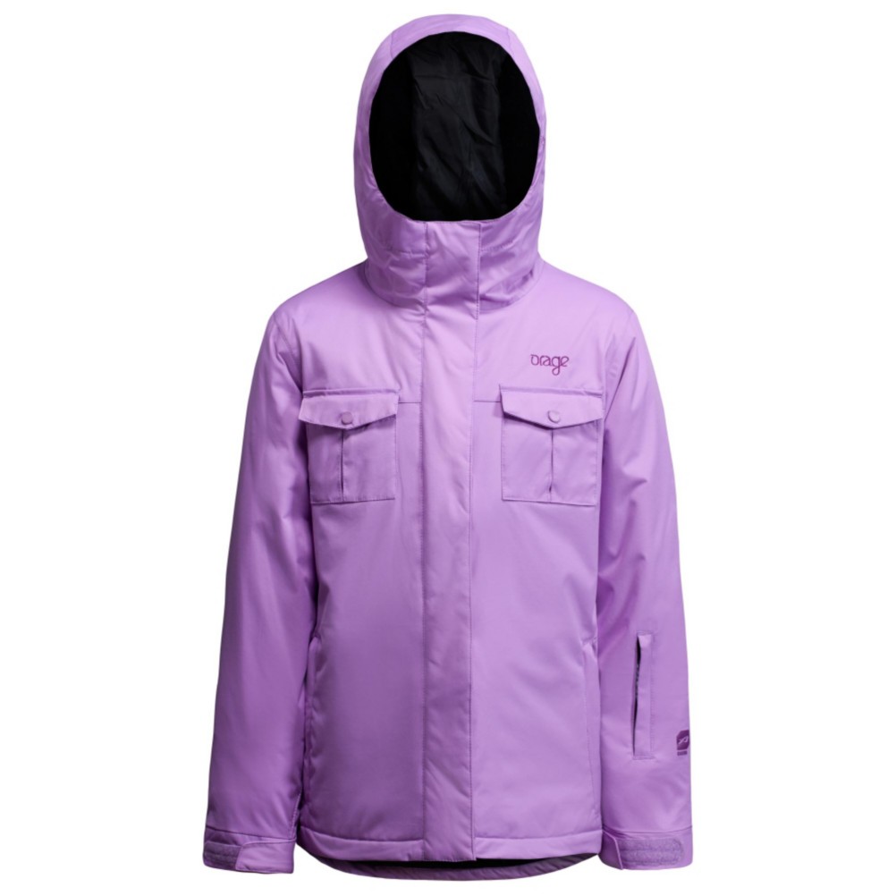 Orage Antares Girls Ski Jacket, Light Purple, medium