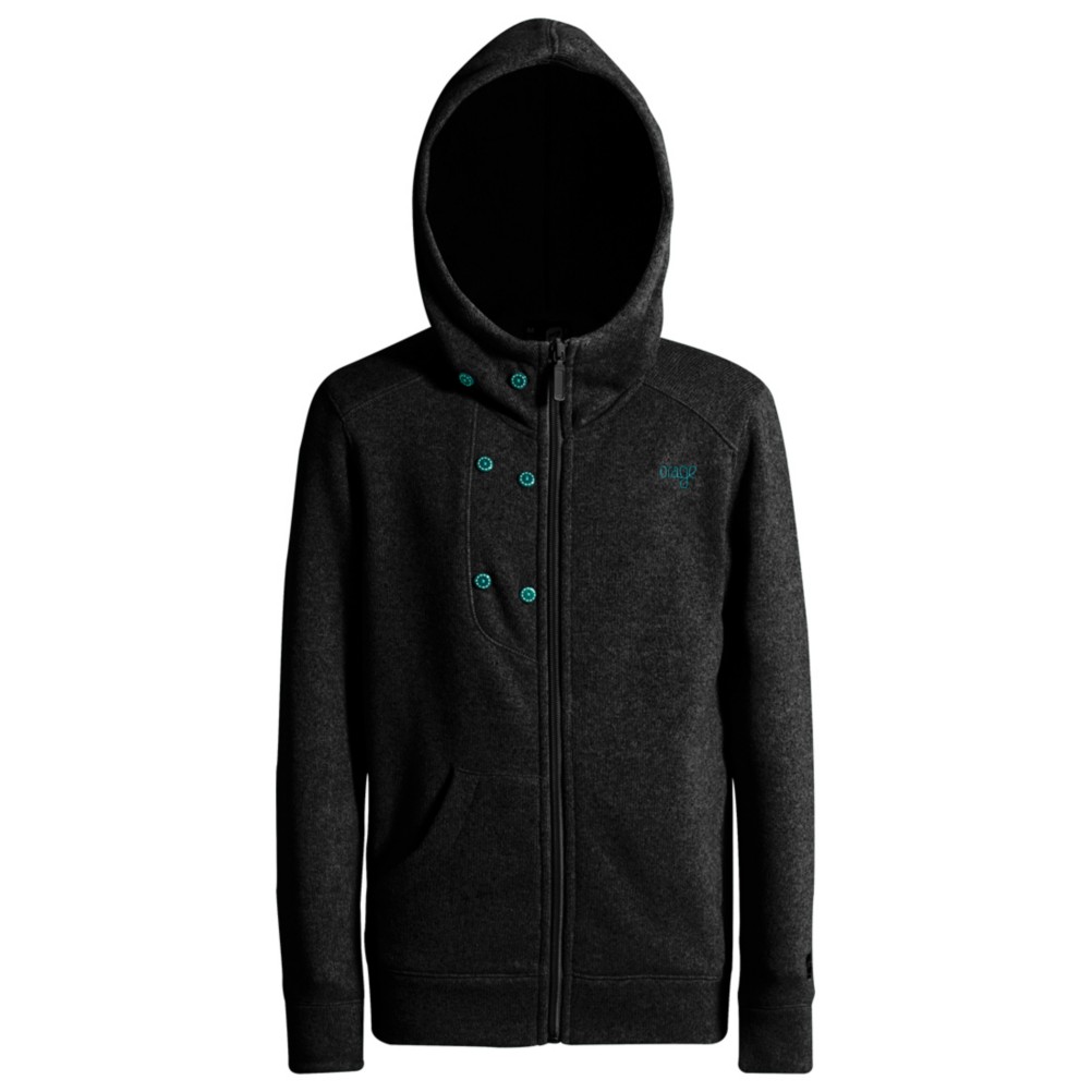 Orage Shimmer Kids Hoodie, Black, swatch
