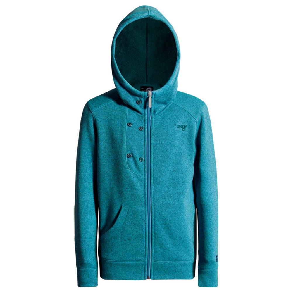 Orage Shimmer Kids Hoodie, Teal, swatch