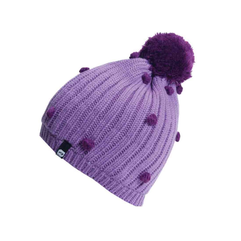 Orage Curtain Beanie Kids Hat, Light Purple, medium