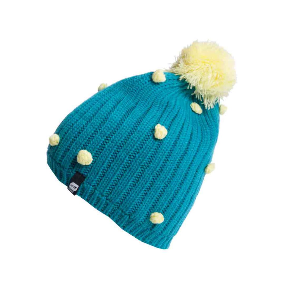Orage Curtain Beanie Kids Hat, Teal, swatch