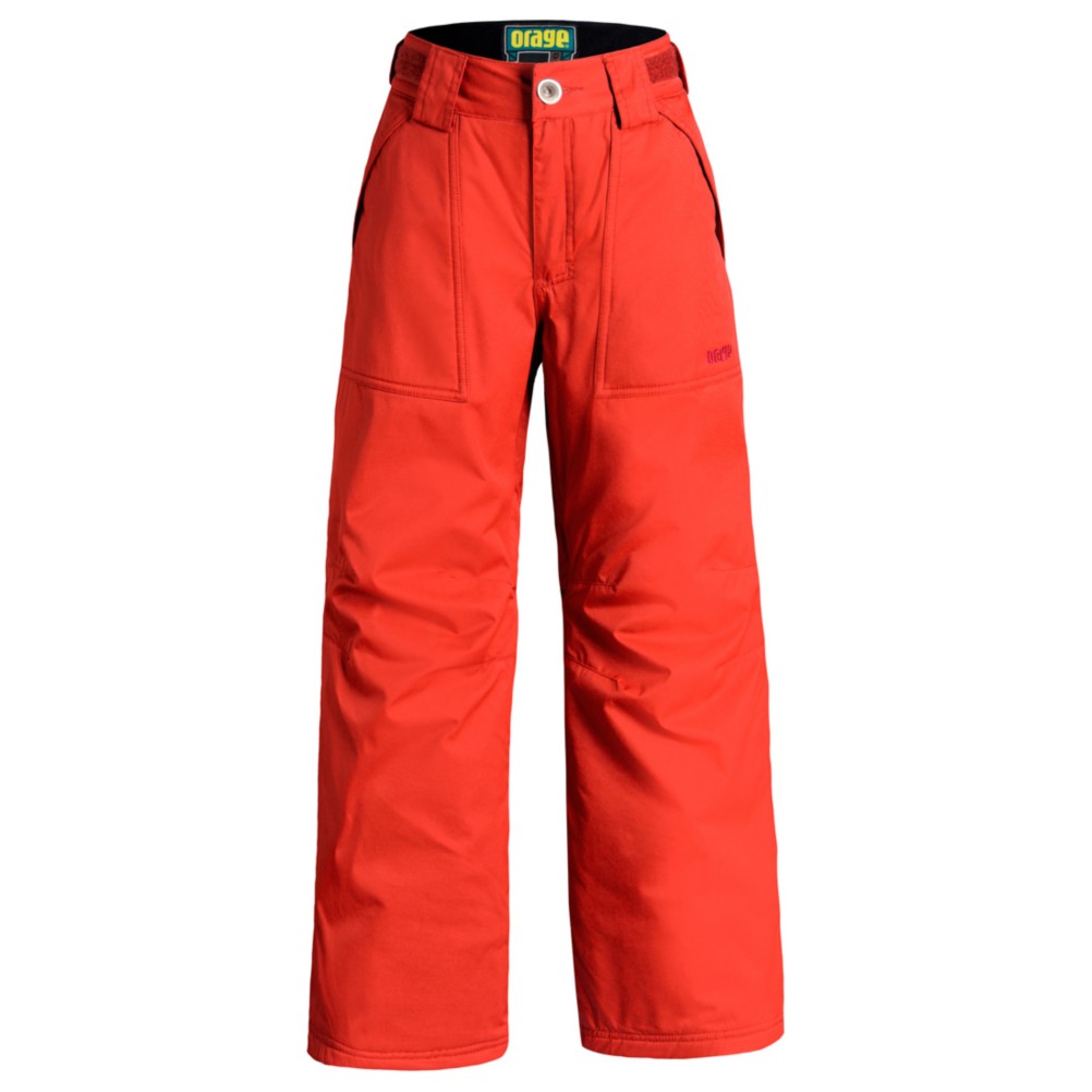 Orage Tarzo Kids Ski Pants, Flame, swatch