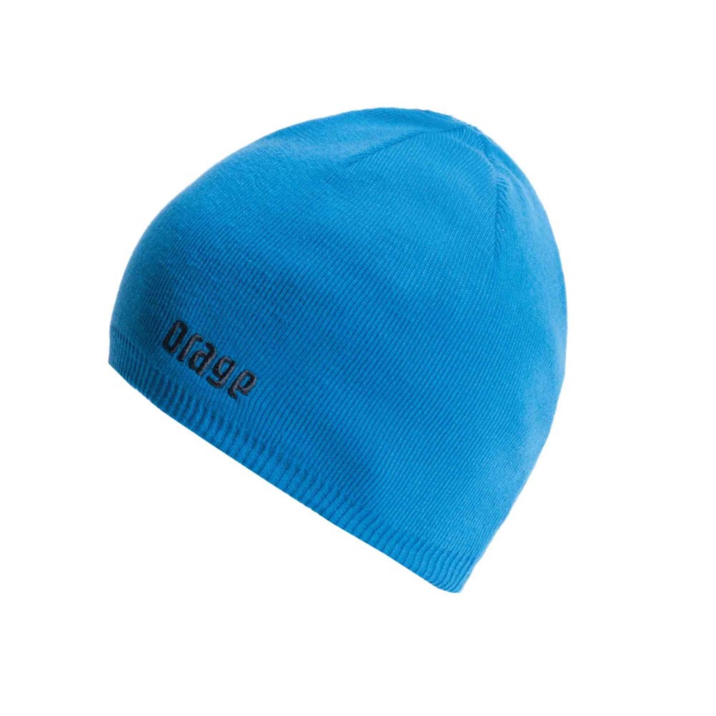 Orage Rim Beanie Kids Hat, Winter Blue, swatch