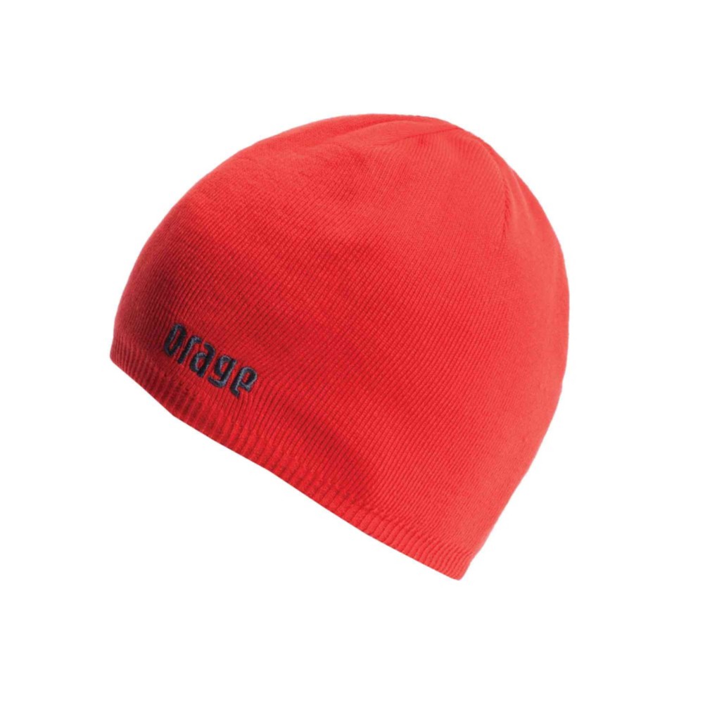 Orage Rim Beanie Kids Hat, Flame, swatch