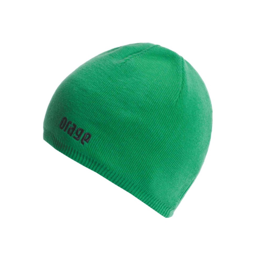 Orage Rim Beanie Kids Hat, True Green, medium