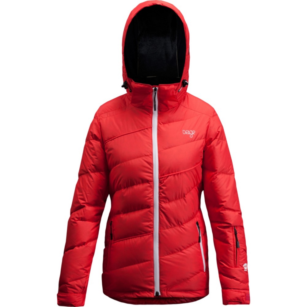 Orage Cascade Down Womens Insulated Ski Jacket, Orchid, swatch