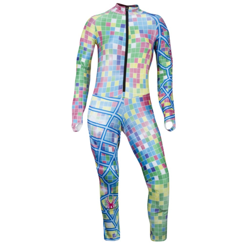 Spyder Performance GS Race Suit Womens, Mosaic Blue, medium