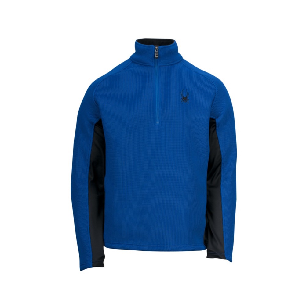 Spyder Core Pitch Half Zip Mens Sweater, Just Blue, swatch