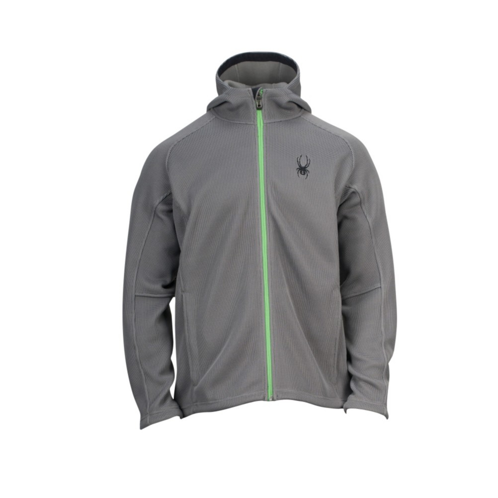 Spyder Core Upward Full Zip Hoodie, Castlerock-Classic Green, swatch