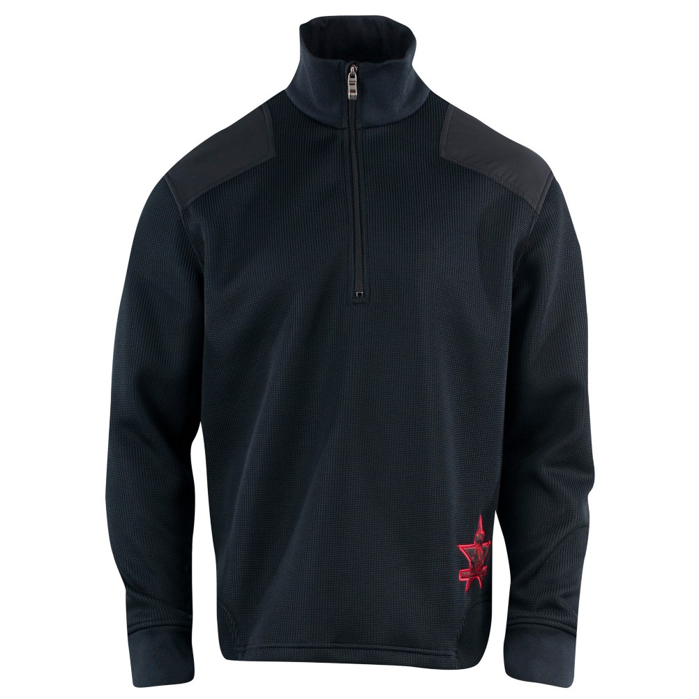 Spyder Core Fallen Patriot Half Zip Mens Sweater, Black, medium