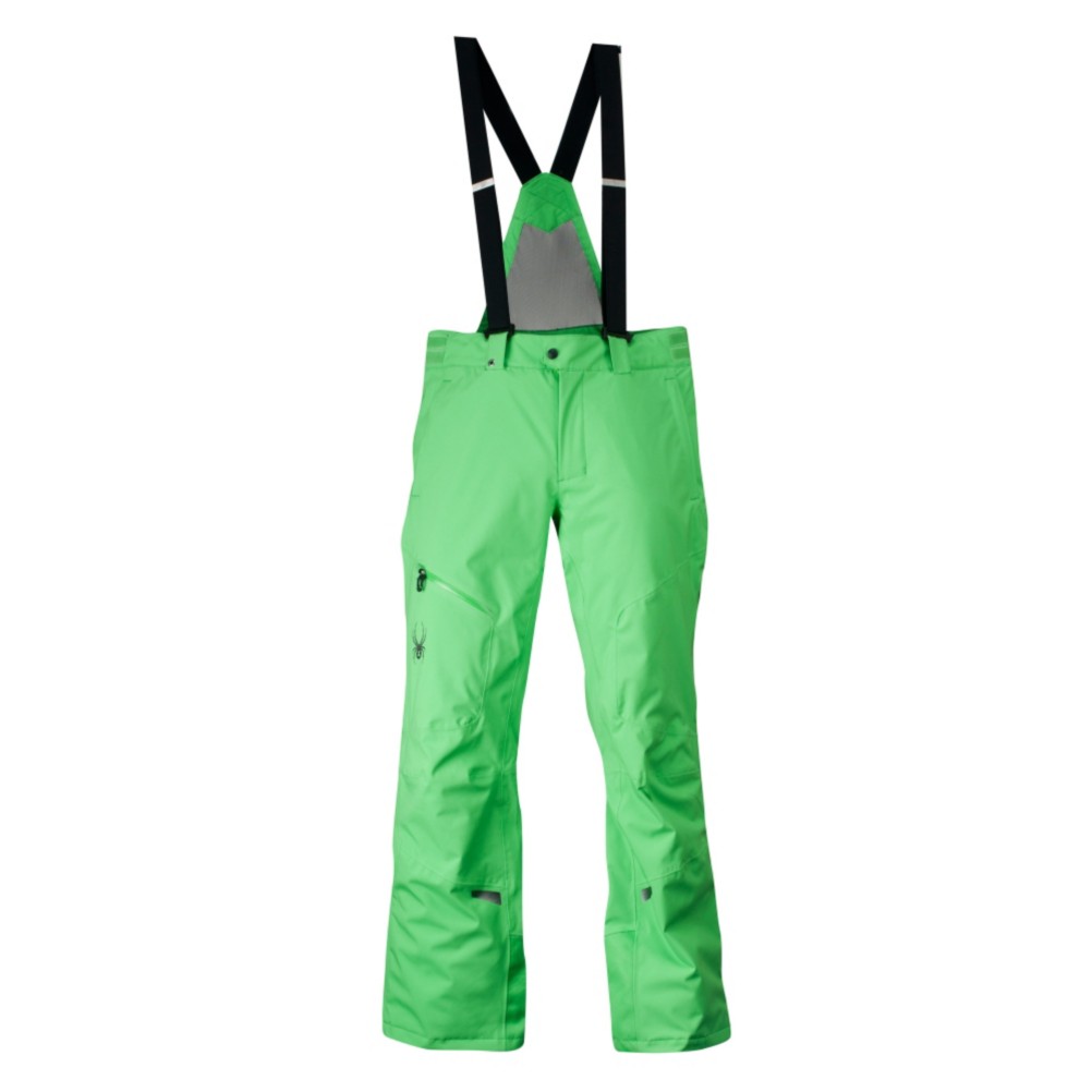 Spyder Dare Athletic Fit Mens Ski Pants, Classic Green, swatch