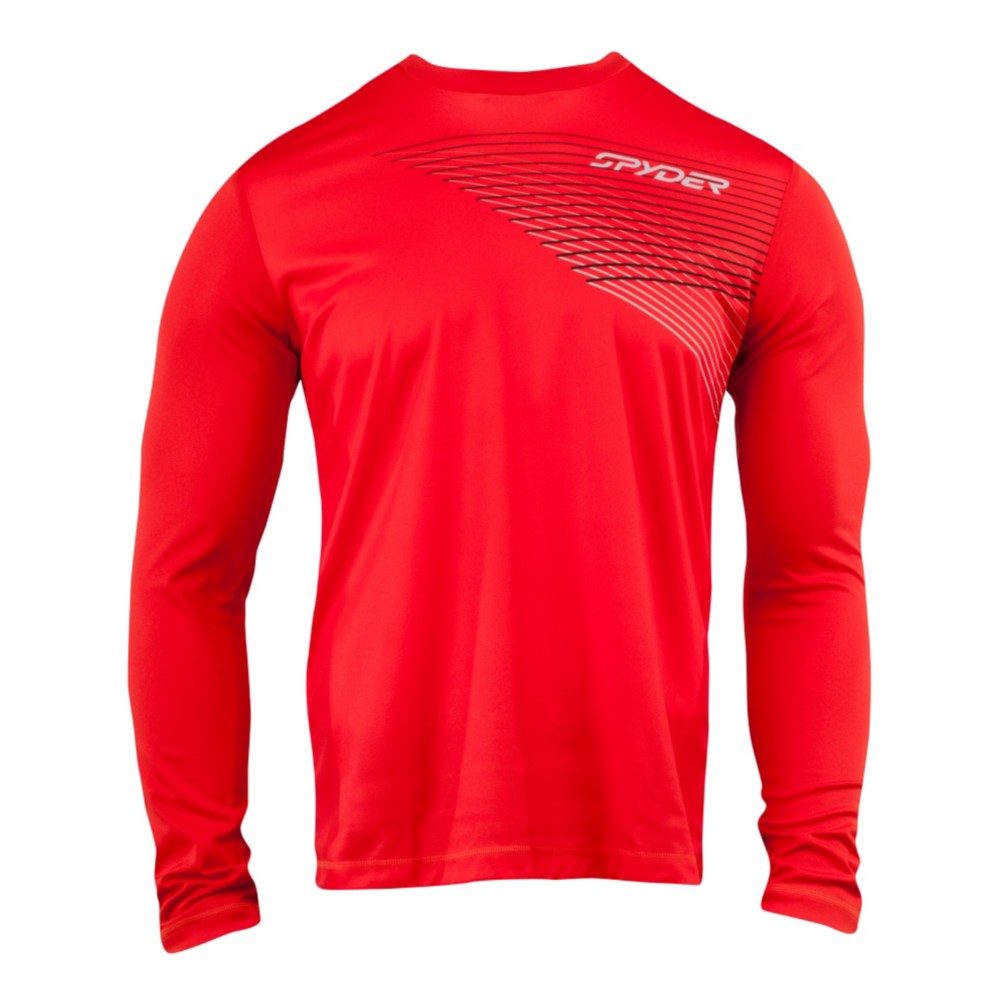 Spyder Subsonic LS DRY W.E.B. Mens Mid Layer, Volcano, swatch