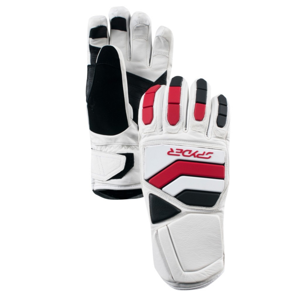 Spyder Team Gore-Tex Gloves, White-Red, swatch
