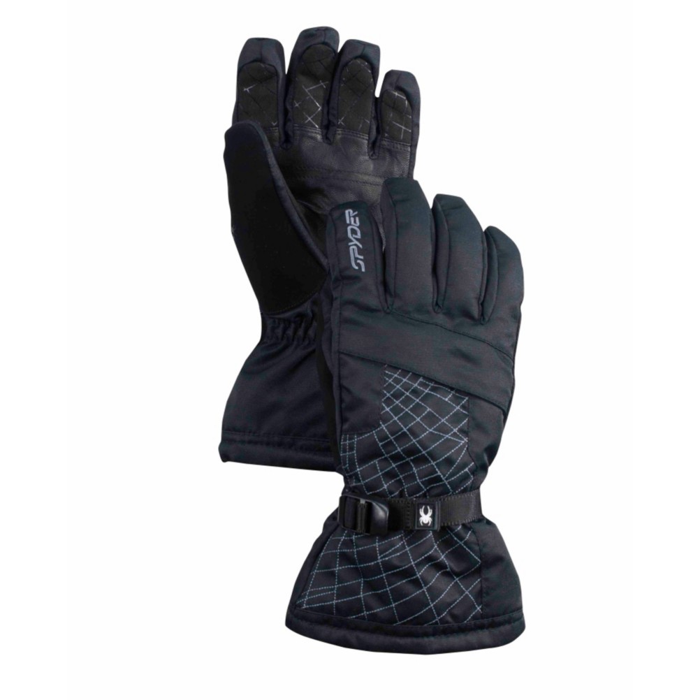 Spyder Overweb Gore-Tex Gloves, Black-Castlerock, swatch