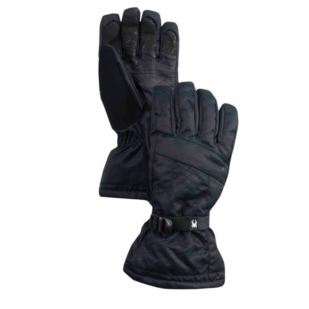 Spyder Overweb Gore-Tex Gloves, Black-Black, medium