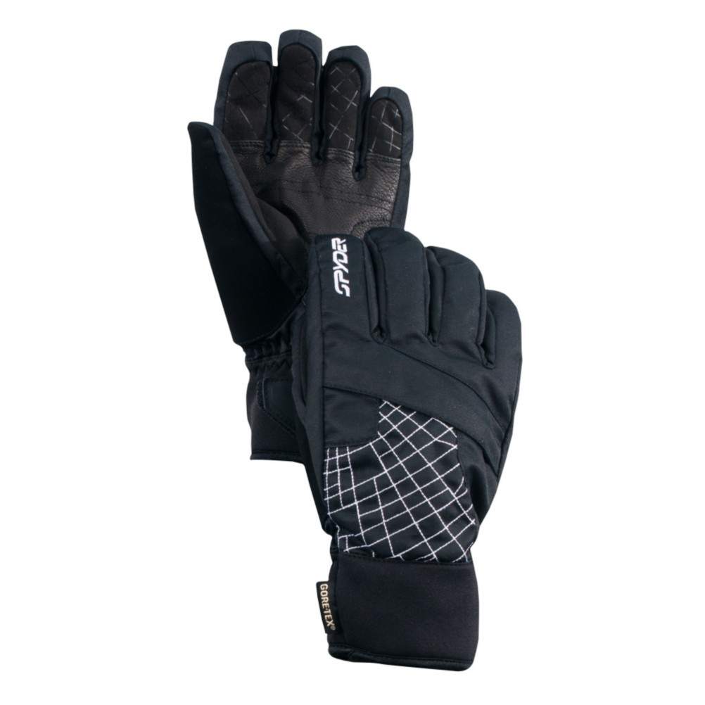 Spyder Underweb Gore-Tex Gloves, Black-White, swatch