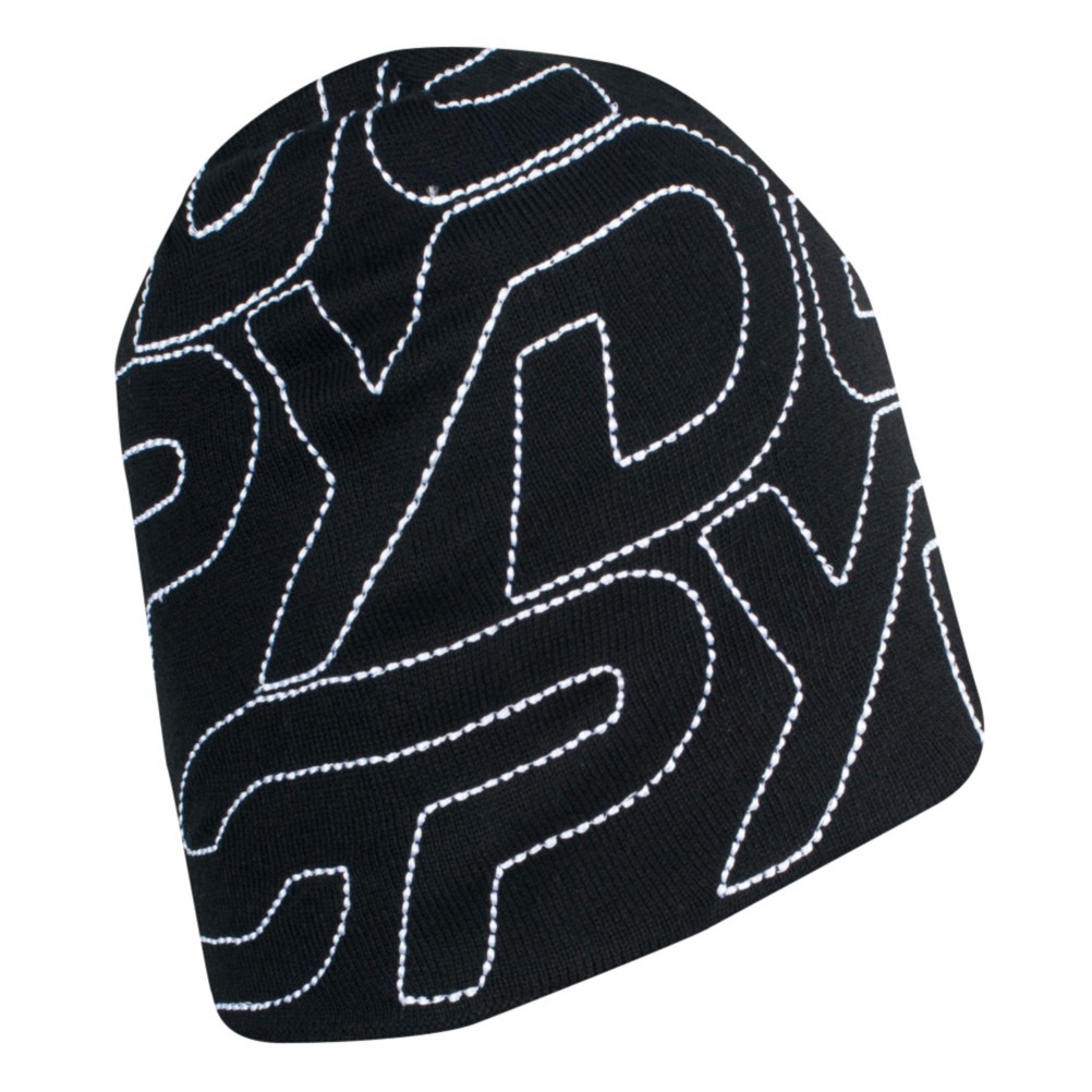 Spyder Tread Ski Hat, Black-White, swatch