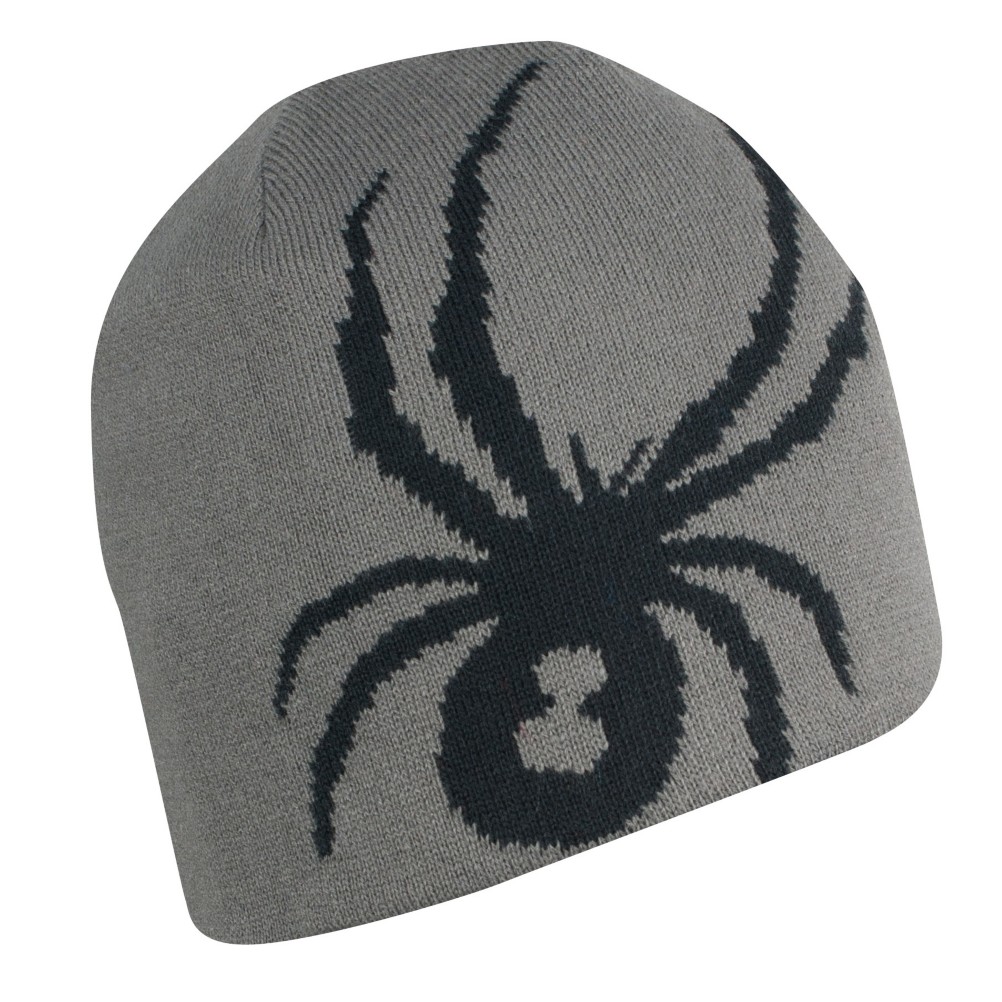 Spyder Reversible Innsbruck Ski Hat, Castlerock-Black, swatch