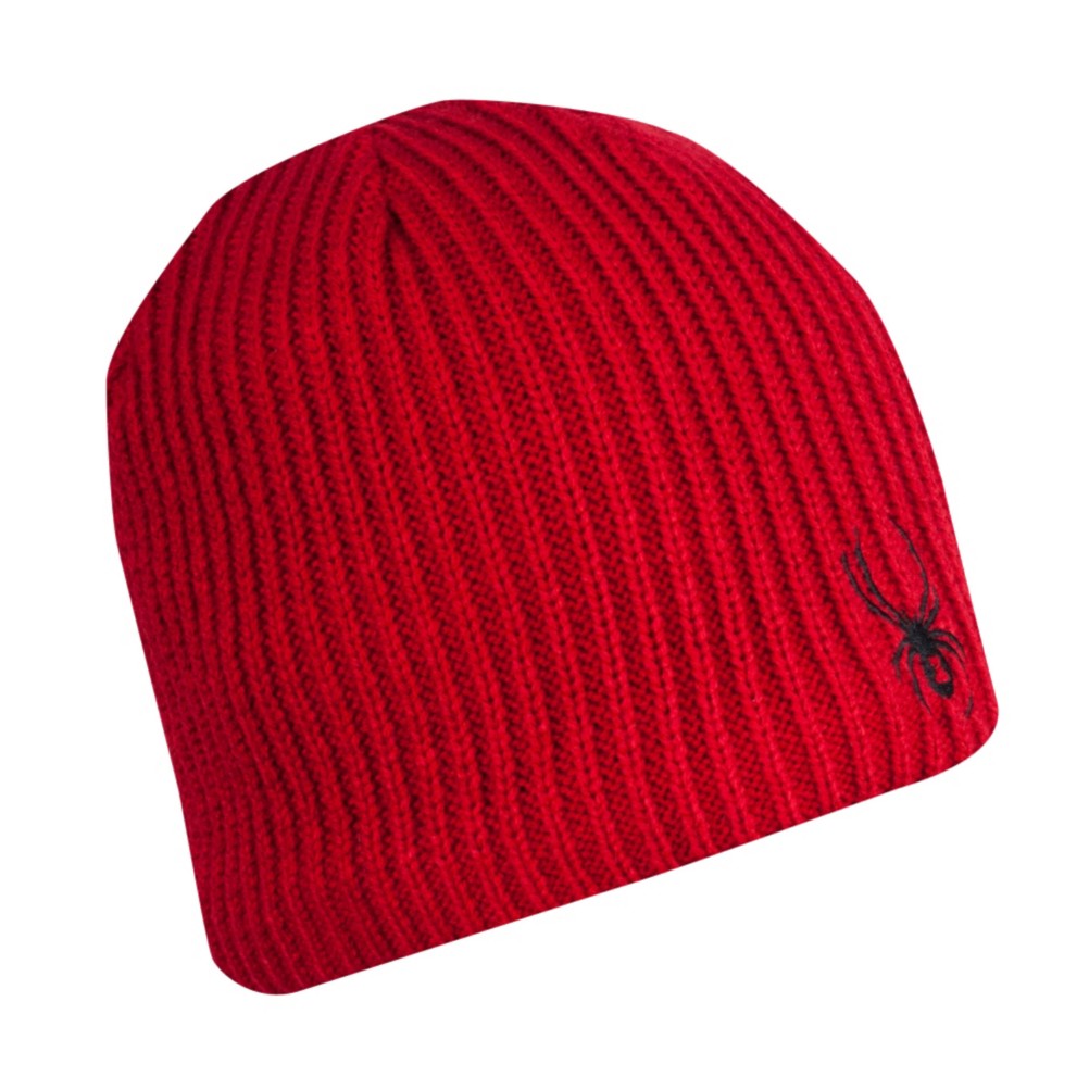 Spyder Bug Button Ski Hat, Red, medium