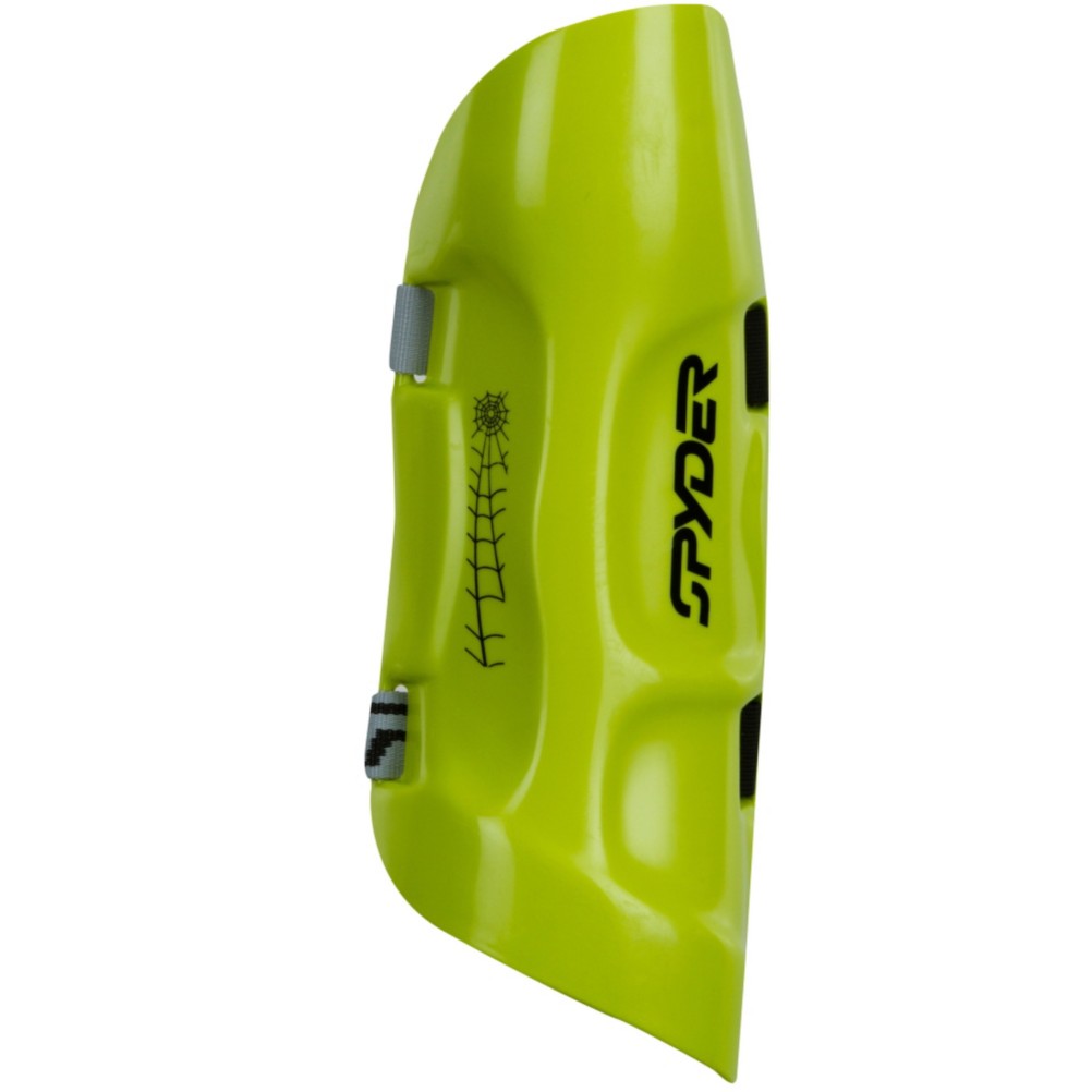 Spyder Plastic Shin Guard 2013, Sharp Lime, medium