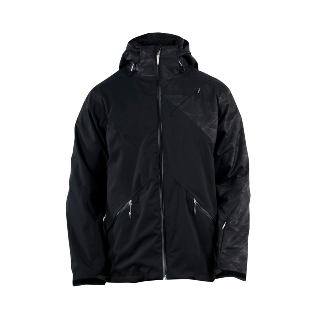 Spyder Enforcer Mens Insulated Ski Jacket, Black-Black-Black, swatch