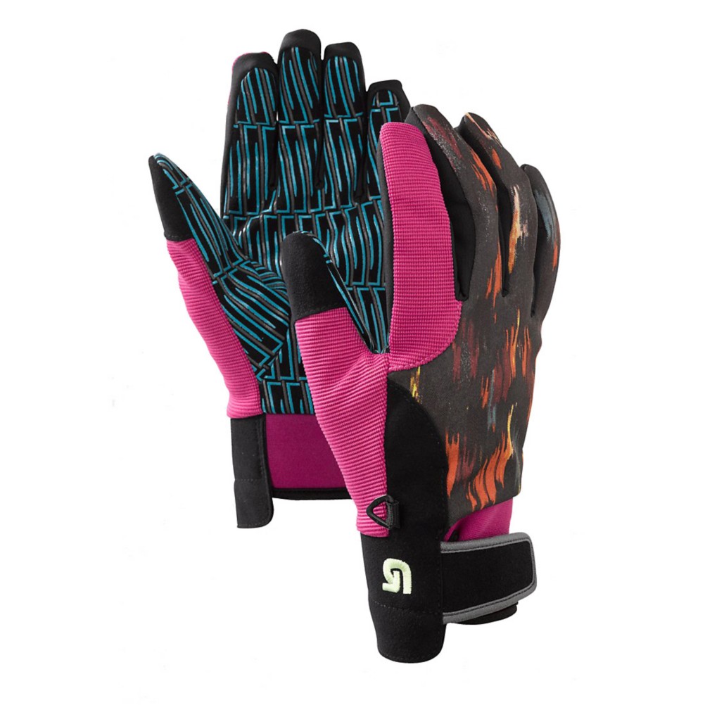 Burton Pipe Womens Gloves, Raw Edged, swatch