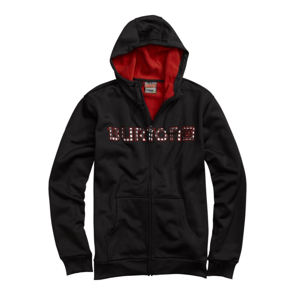 Burton Bonded Hoodie, True Black, swatch