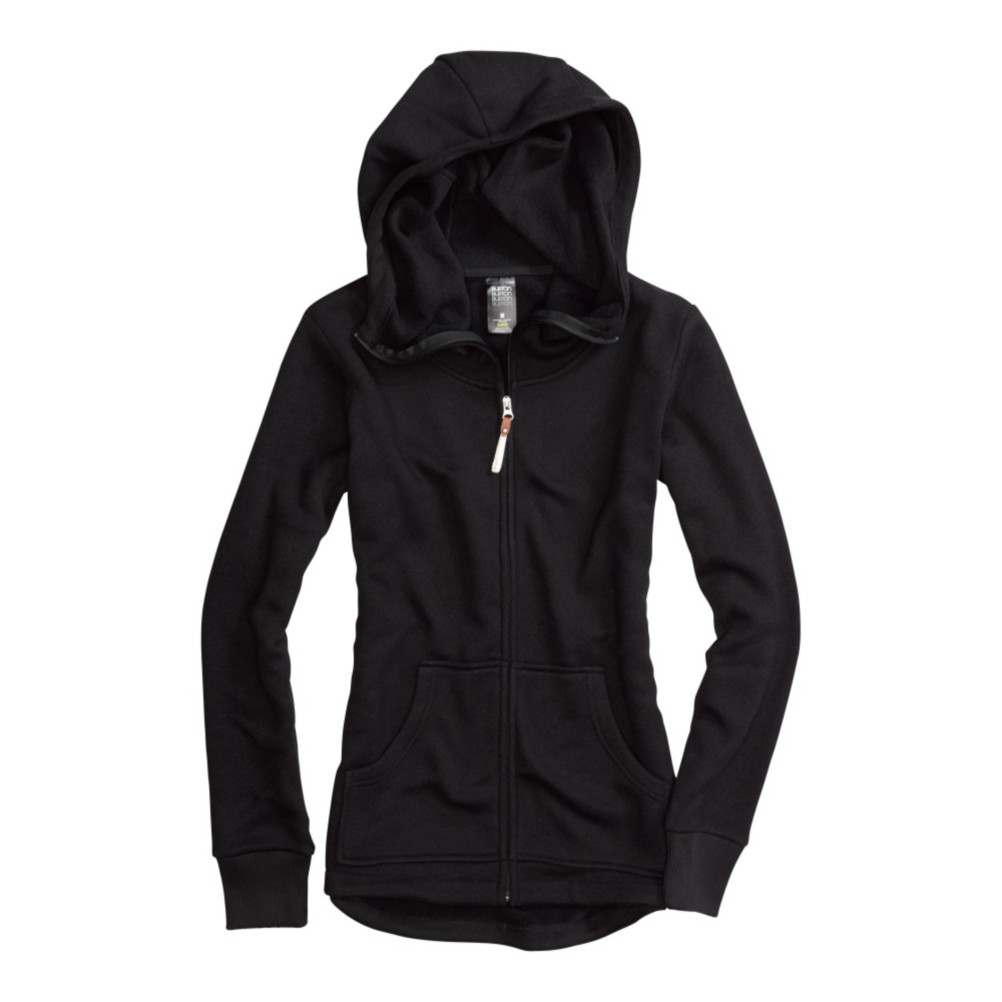 Burton Hangover Womens Hoodie, True Black, medium