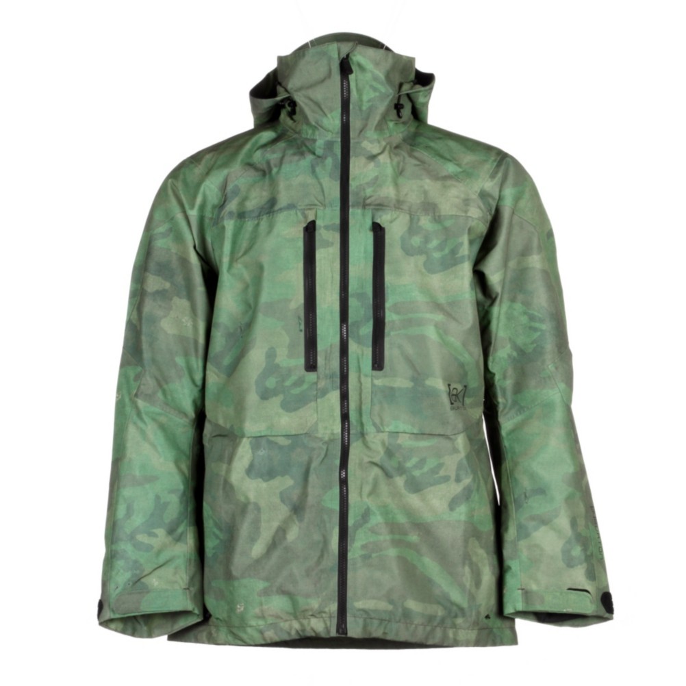 Burton AK 2L Stagger Mens Insulated Snowboard Jacket, Walter Camo, swatch