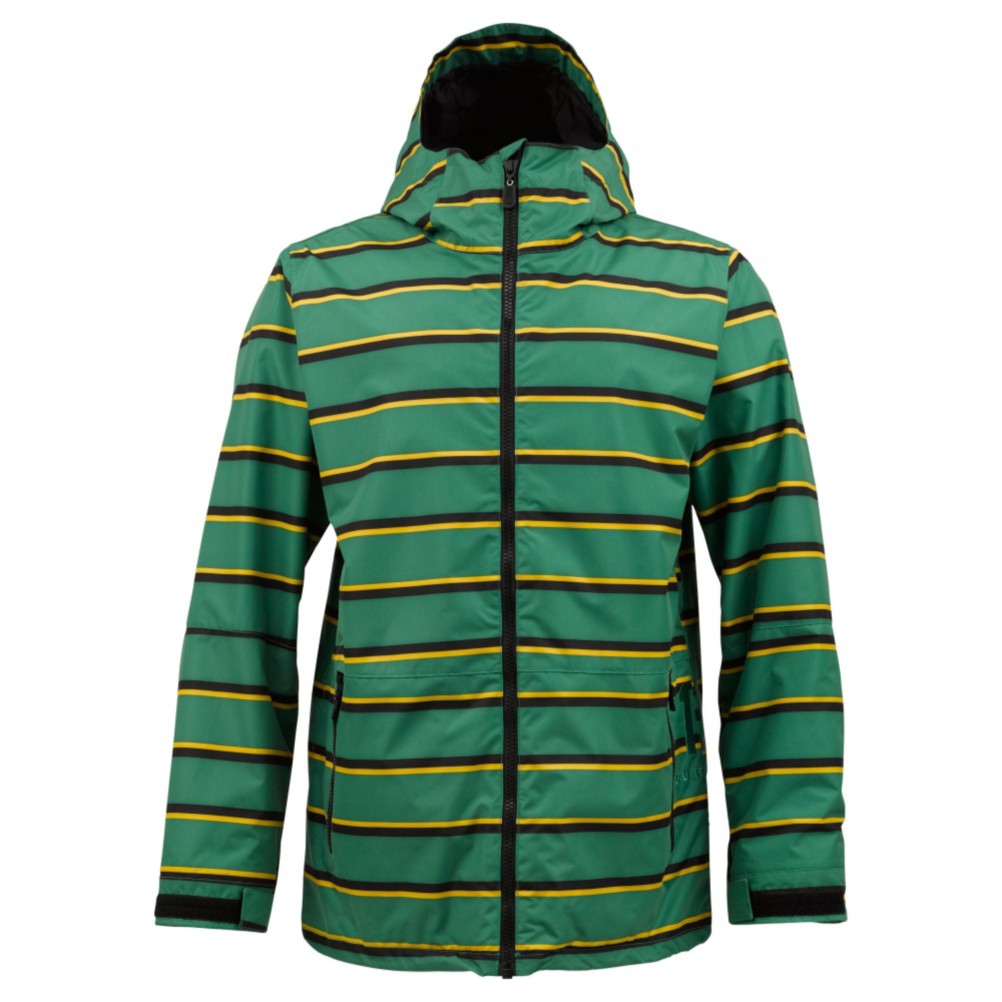 Burton Faction Mens Insulated Snowboard Jacket, Murphy Marcos Stripe, swatch